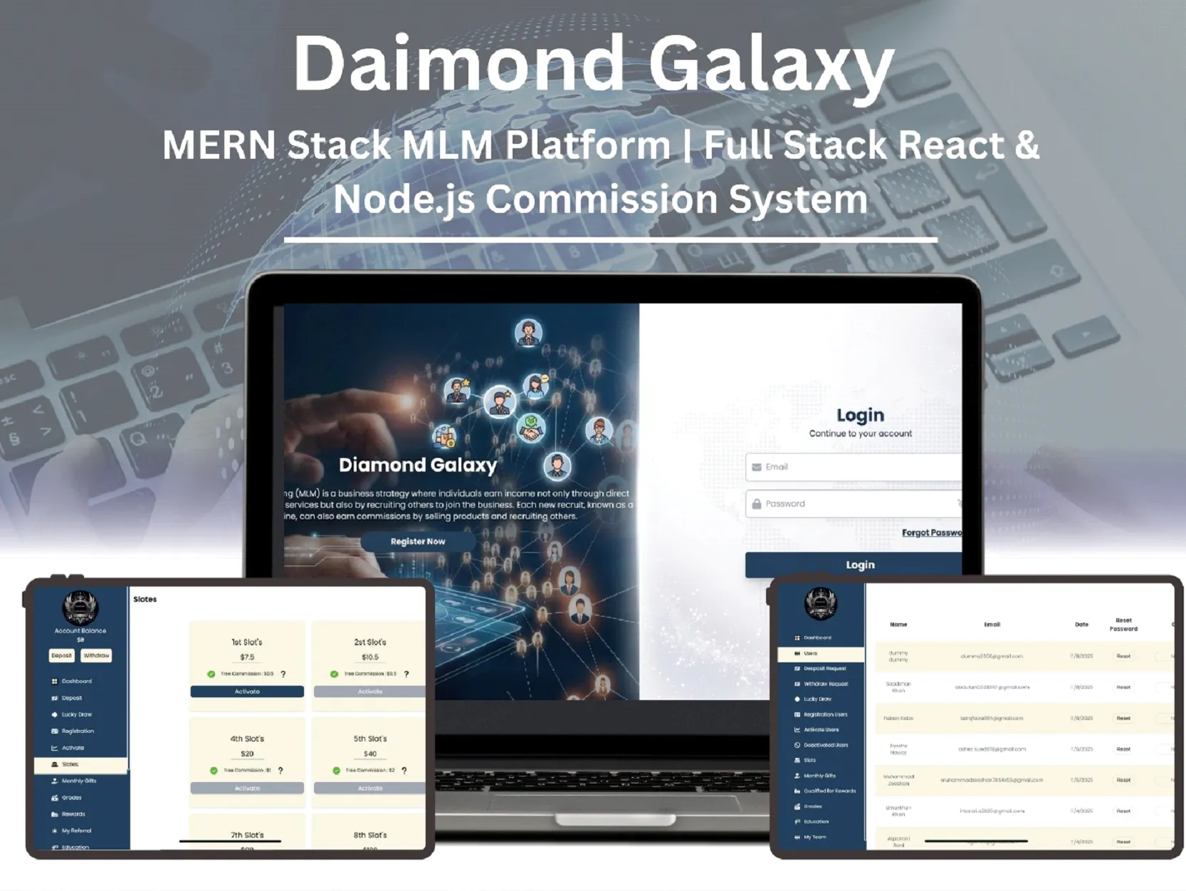 Diamond Galaxy - MLM Platform