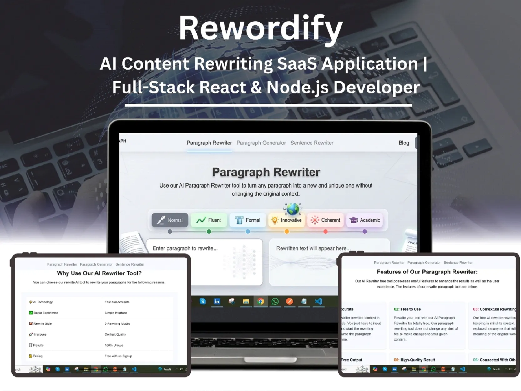 Rewordify - AI Rewriting