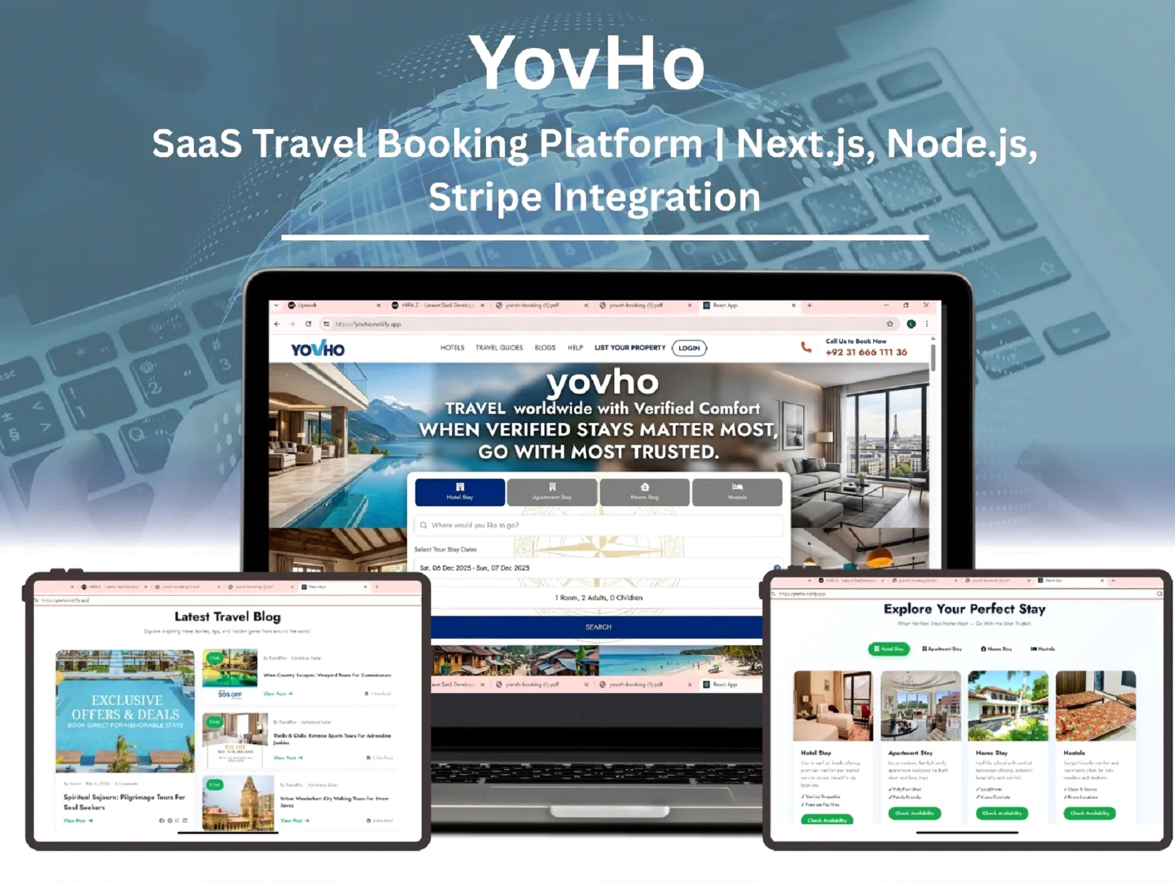 Yohov - Travel Booking Platform